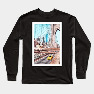 Brooklyn Bridge, New York City Long Sleeve T-Shirt